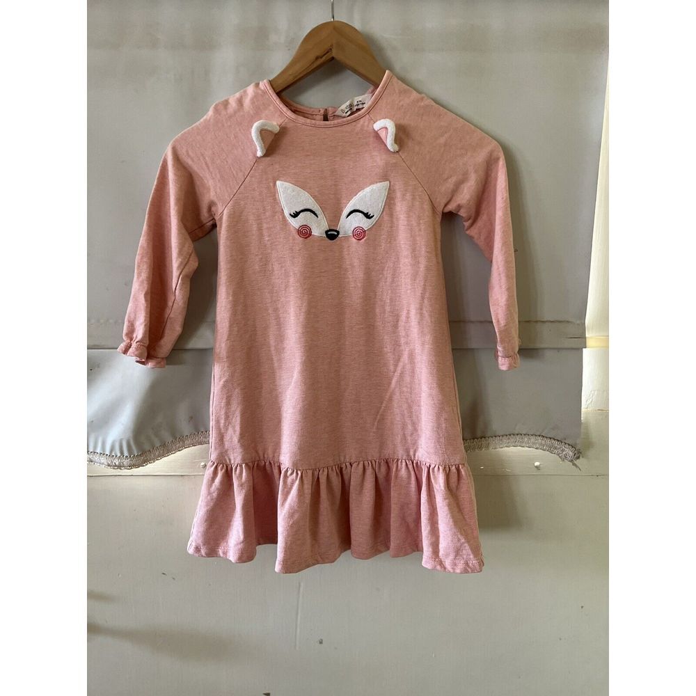 Beebay Adorable Fox‎ Dress Long Sleeve 6 Years 387
